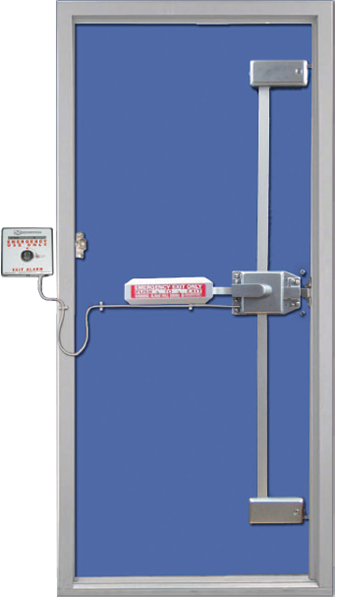 Trident locking system on door